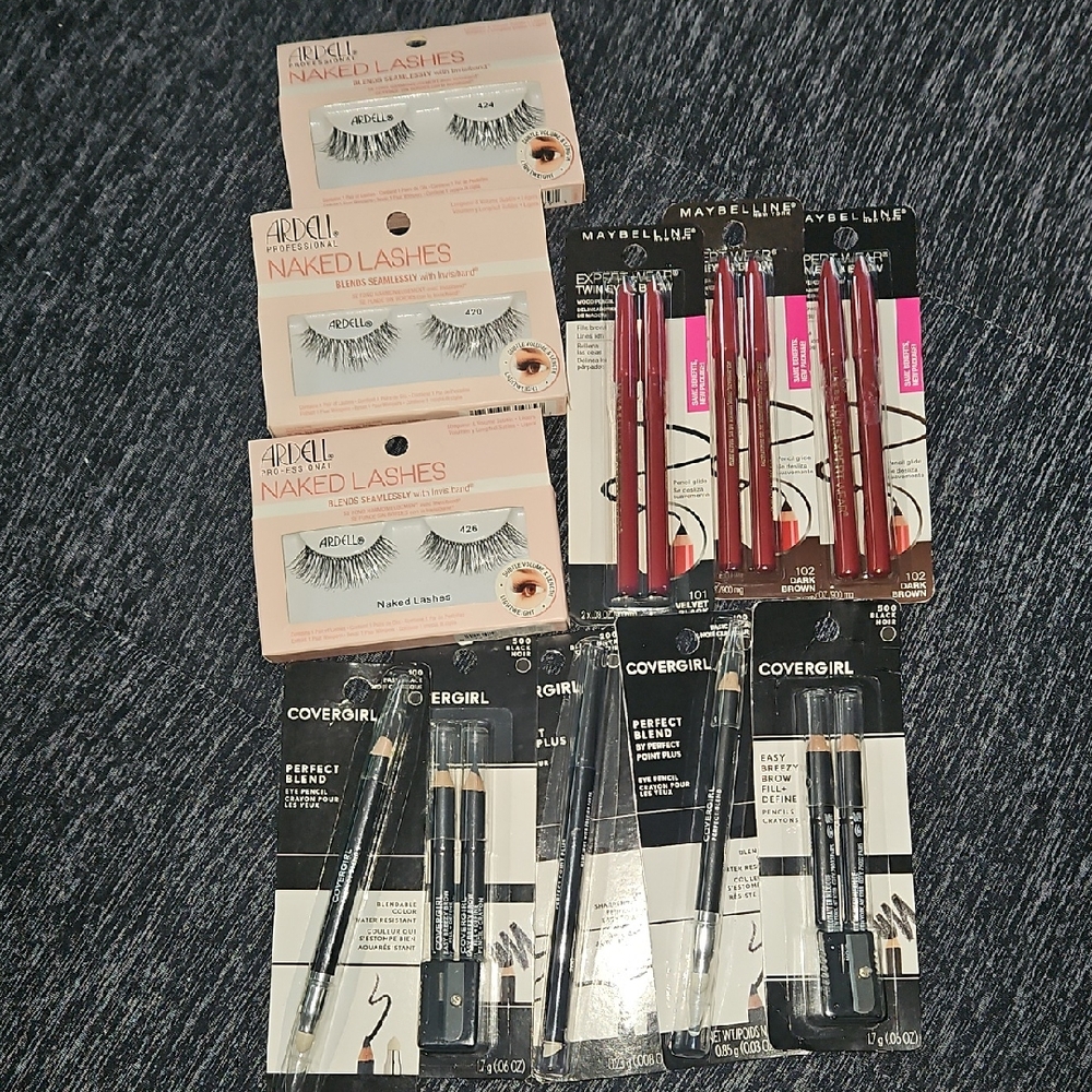 Maybelline & Covergirl Makeup Set with Ardell Lashes